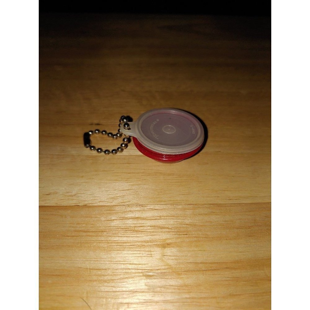 Vintage Tupperware keychain